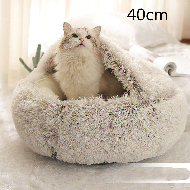 2 In 1 Cat Bed Pet Winter Bed