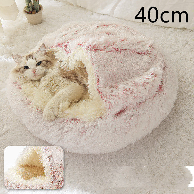 2 In 1 Cat Bed Pet Winter Bed