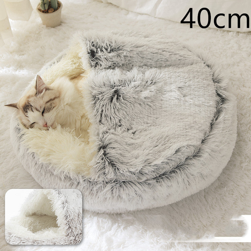 2 In 1 Cat Bed Pet Winter Bed
