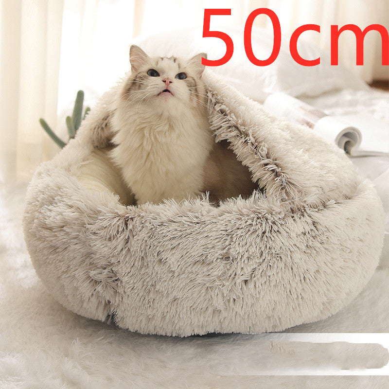 2 In 1 Cat Bed Pet Winter Bed