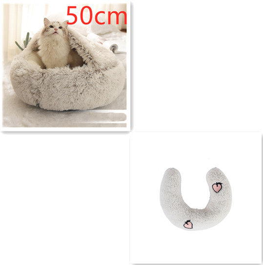 2 In 1 Cat Bed Pet Winter Bed