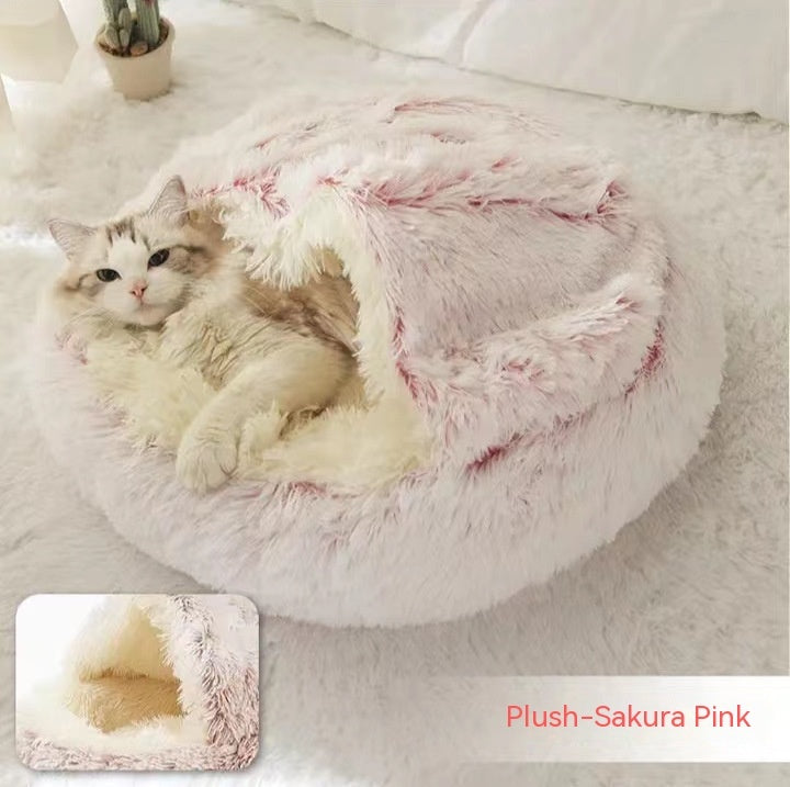 2 In 1 Cat Bed Pet Winter Bed