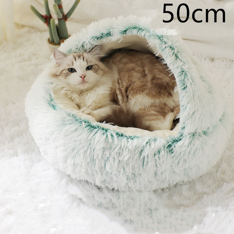 2 In 1 Cat Bed Pet Winter Bed