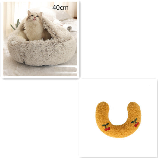 2 In 1 Cat Bed Pet Winter Bed