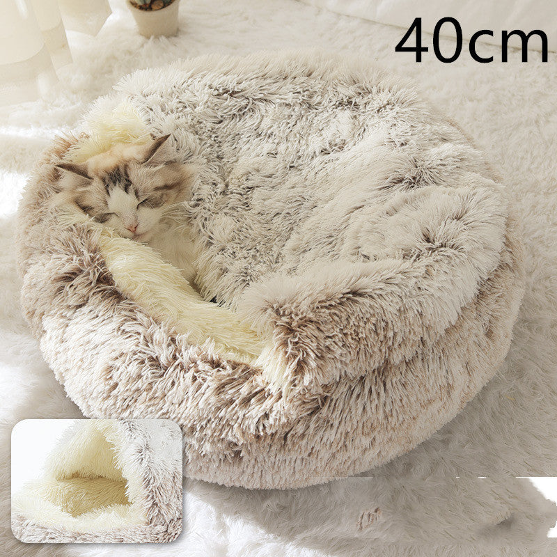 2 In 1 Cat Bed Pet Winter Bed