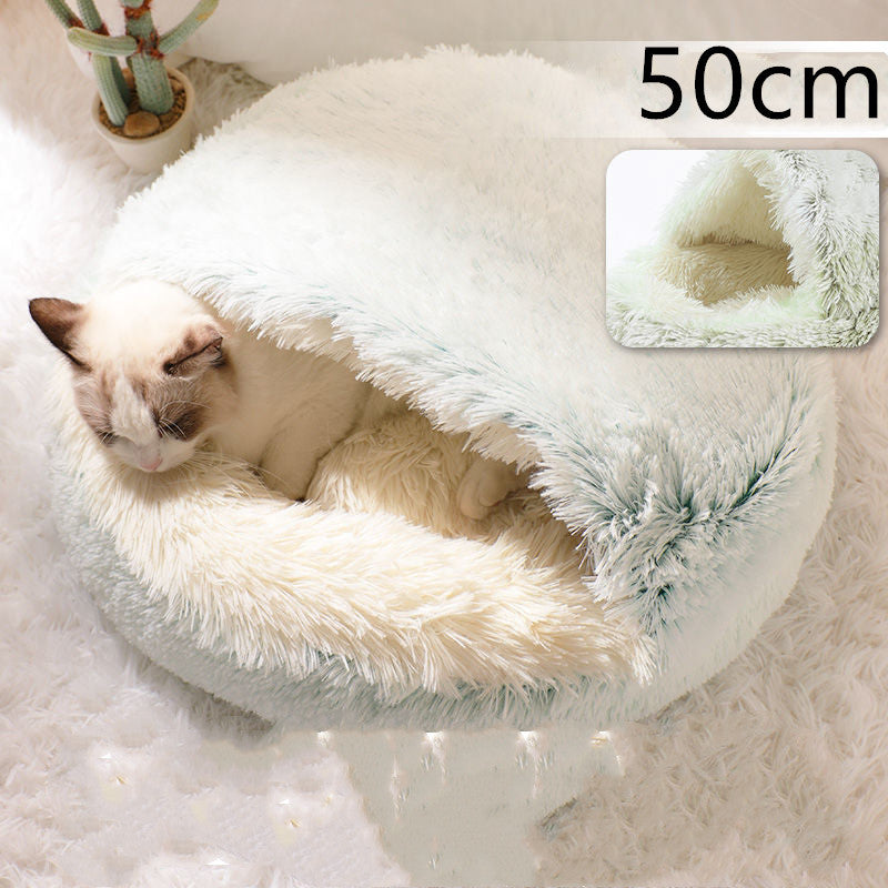 2 In 1 Cat Bed Pet Winter Bed