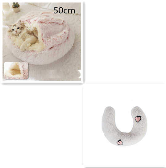 2 In 1 Cat Bed Pet Winter Bed