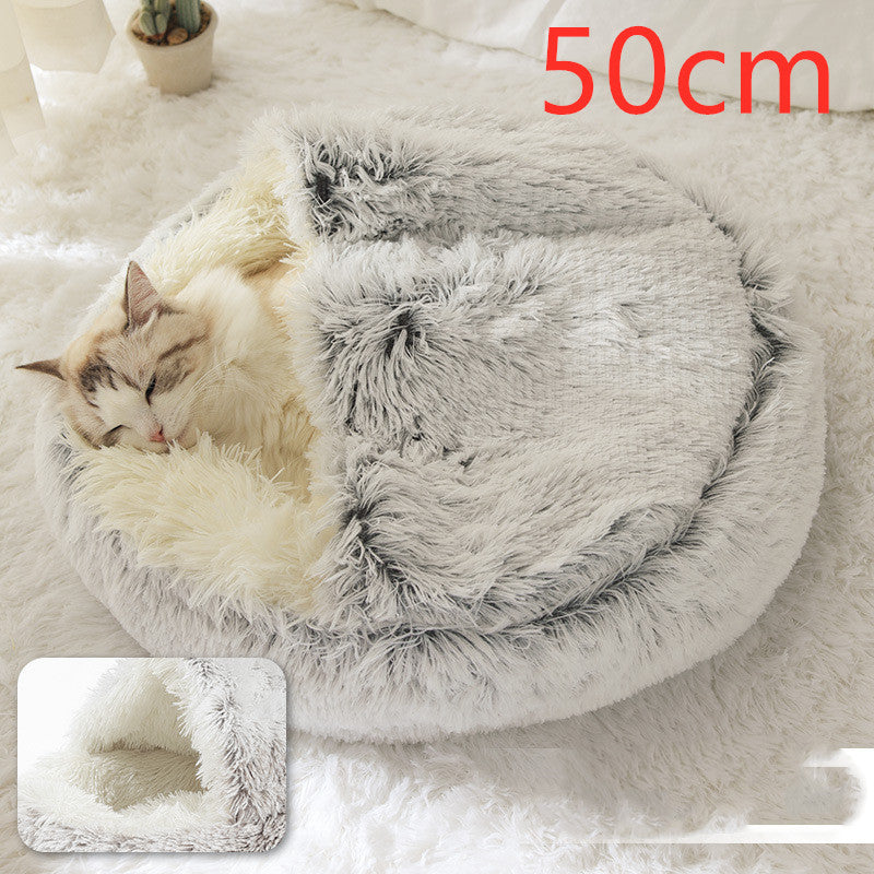 2 In 1 Cat Bed Pet Winter Bed