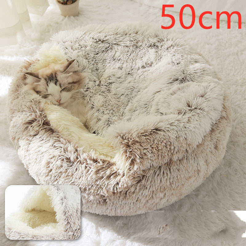 2 In 1 Cat Bed Pet Winter Bed