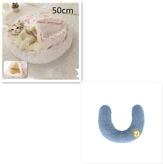 2 In 1 Cat Bed Pet Winter Bed