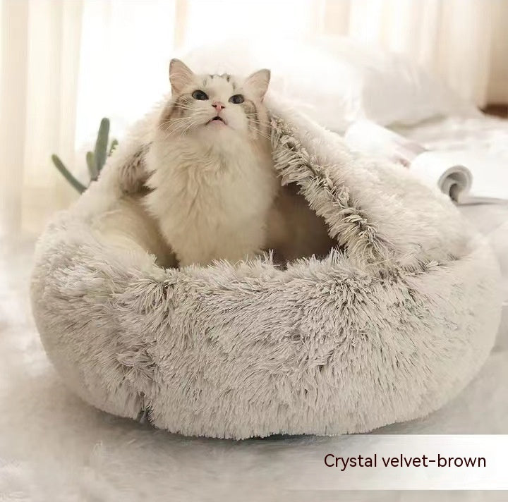2 In 1 Cat Bed Pet Winter Bed