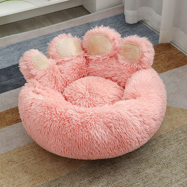 Winter Warm Hand-shaped Brush Pet Bed