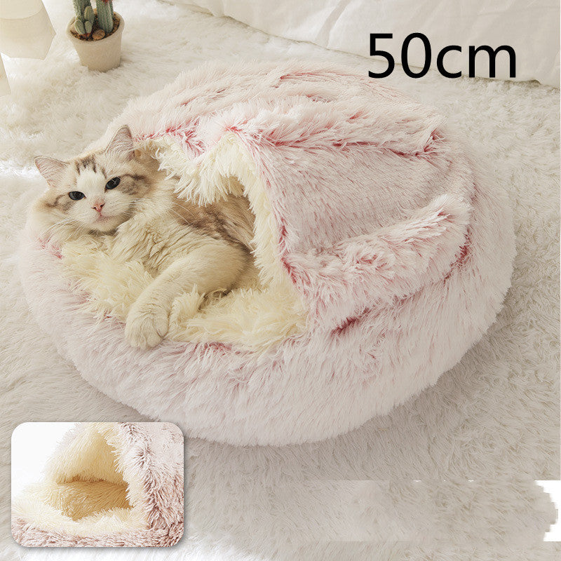 2 In 1 Cat Bed Pet Winter Bed