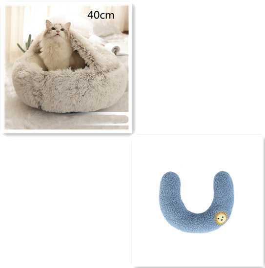 2 In 1 Cat Bed Pet Winter Bed