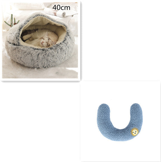 2 In 1 Cat Bed Pet Winter Bed