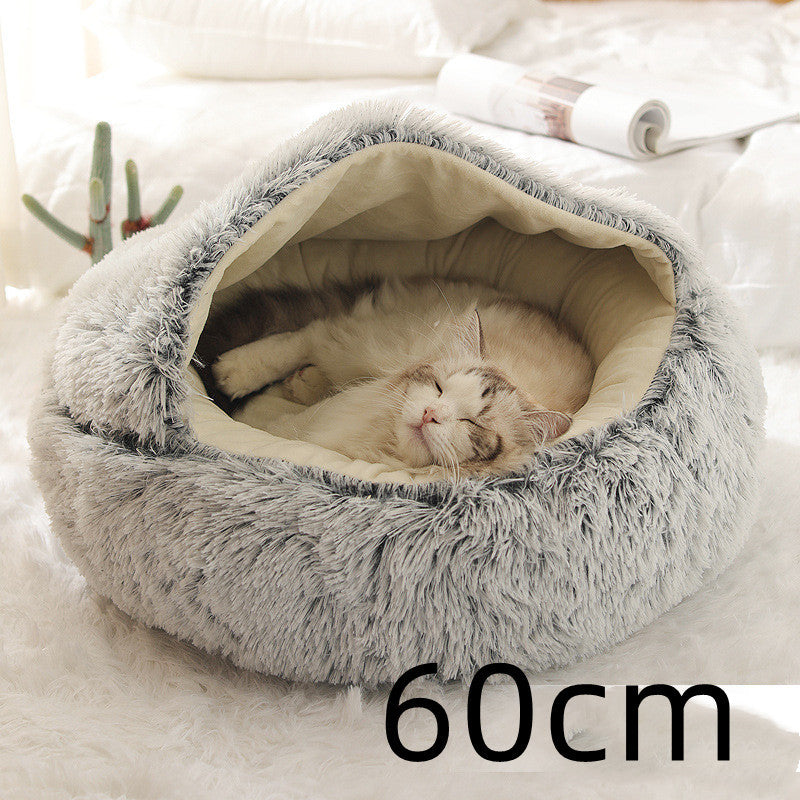 2 In 1 Cat Bed Pet Winter Bed