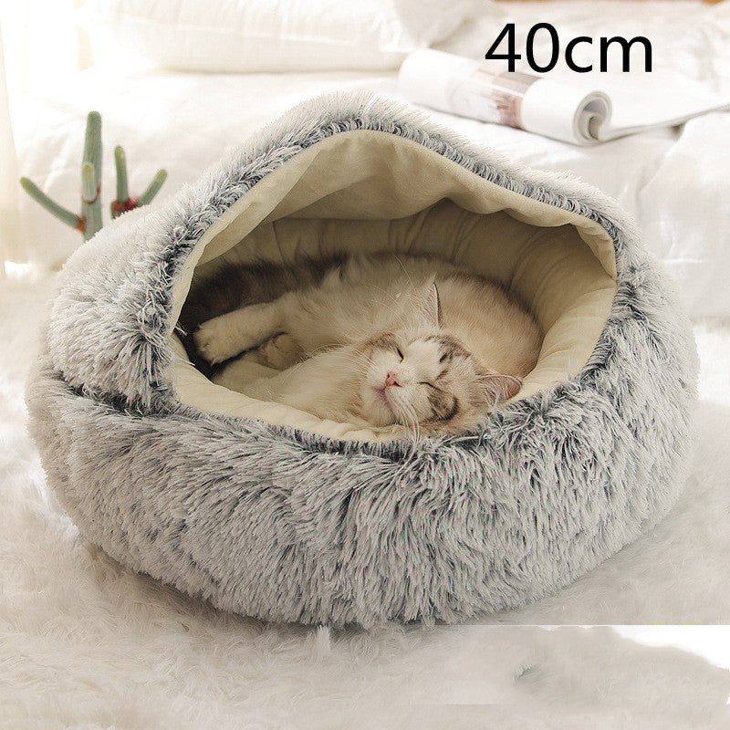 2 In 1 Cat Bed Pet Winter Bed