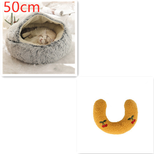2 In 1 Cat Bed Pet Winter Bed