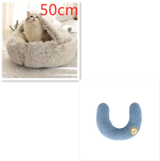 2 In 1 Cat Bed Pet Winter Bed