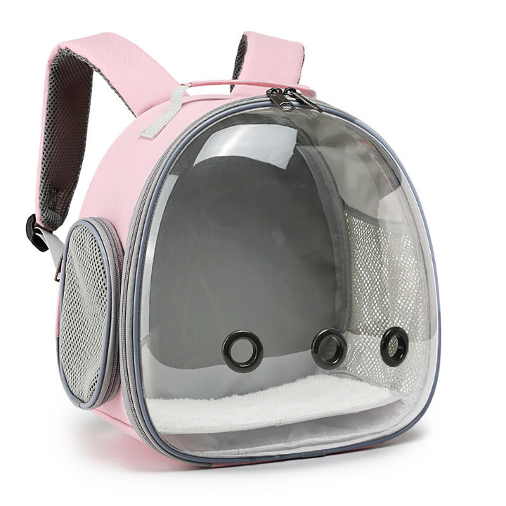 Pet Backpack Hamster Carrier Transparent