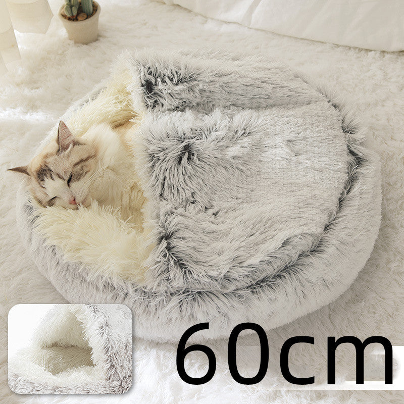 2 In 1 Cat Bed Pet Winter Bed