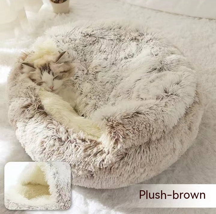 2 In 1 Cat Bed Pet Winter Bed