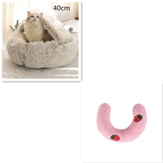 2 In 1 Cat Bed Pet Winter Bed